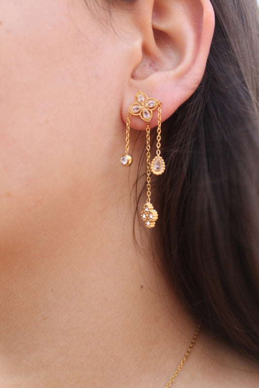 Brincos Brilho Elegância Versalhes